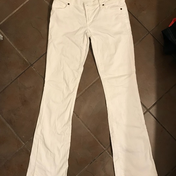 Citizens of Humanity White Boot Cut Jeans - Picture 5 of 9